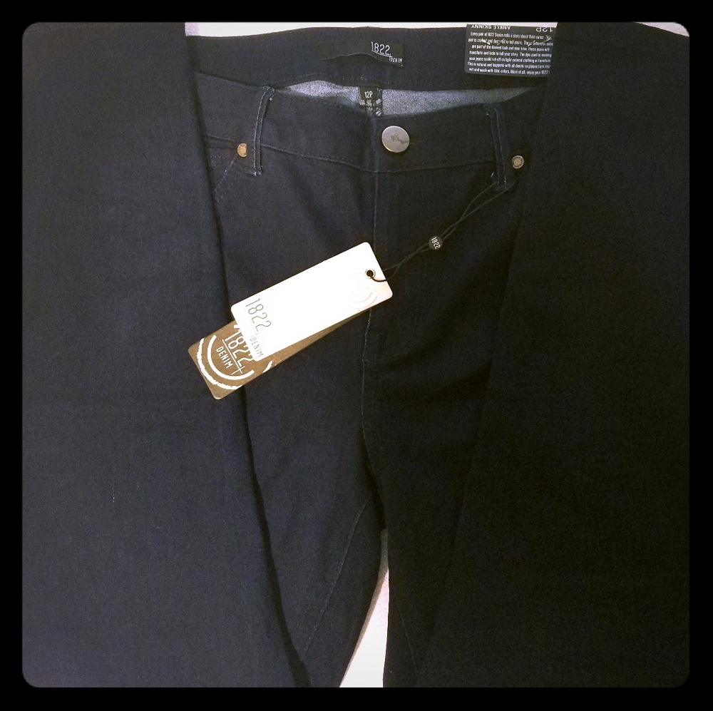 1822 Brand 12P Dark blue Denim Jeans NWTS